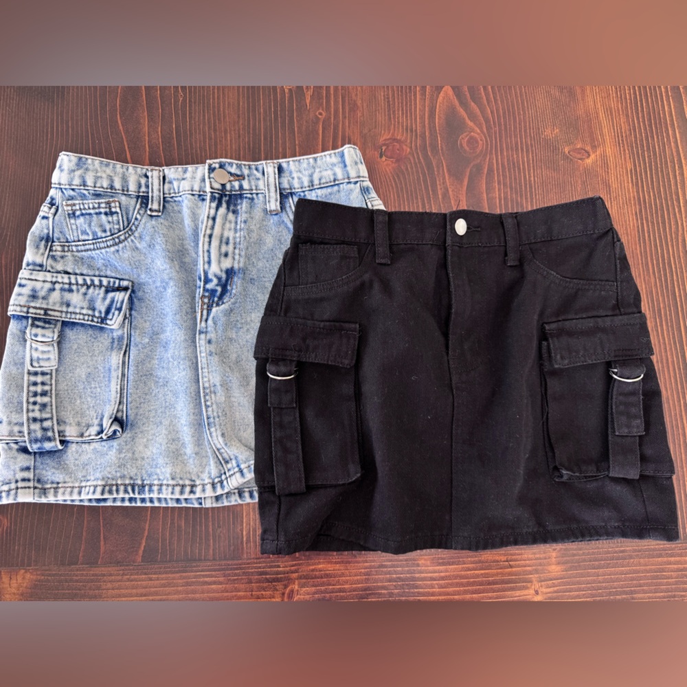 TWO SHEIN SKIRTS juniors /teen 14